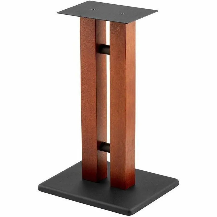Monoprice Monolith 18in Cherry Wood Speaker Stand for Home Theater Speakers