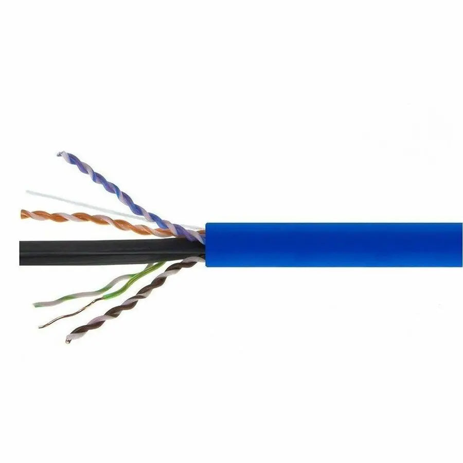 Monoprice UTP Category 6a Network Cable 1000ft Black for High-Speed Data Transmission