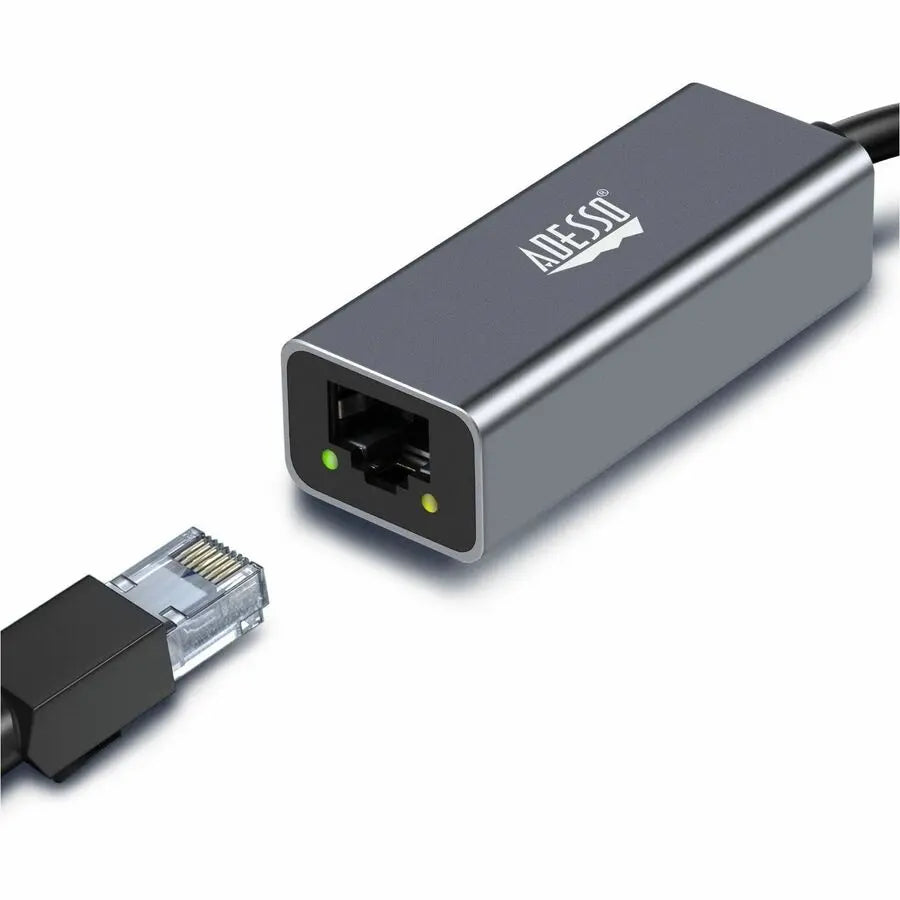 Adesso AUH-5000 USB-C to Ethernet Network Adapter - Gigabit Ethernet for Fast Data Transfer