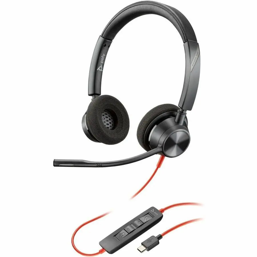 Poly Blackwire 3320 USB-C Headset TAA for Business Communications