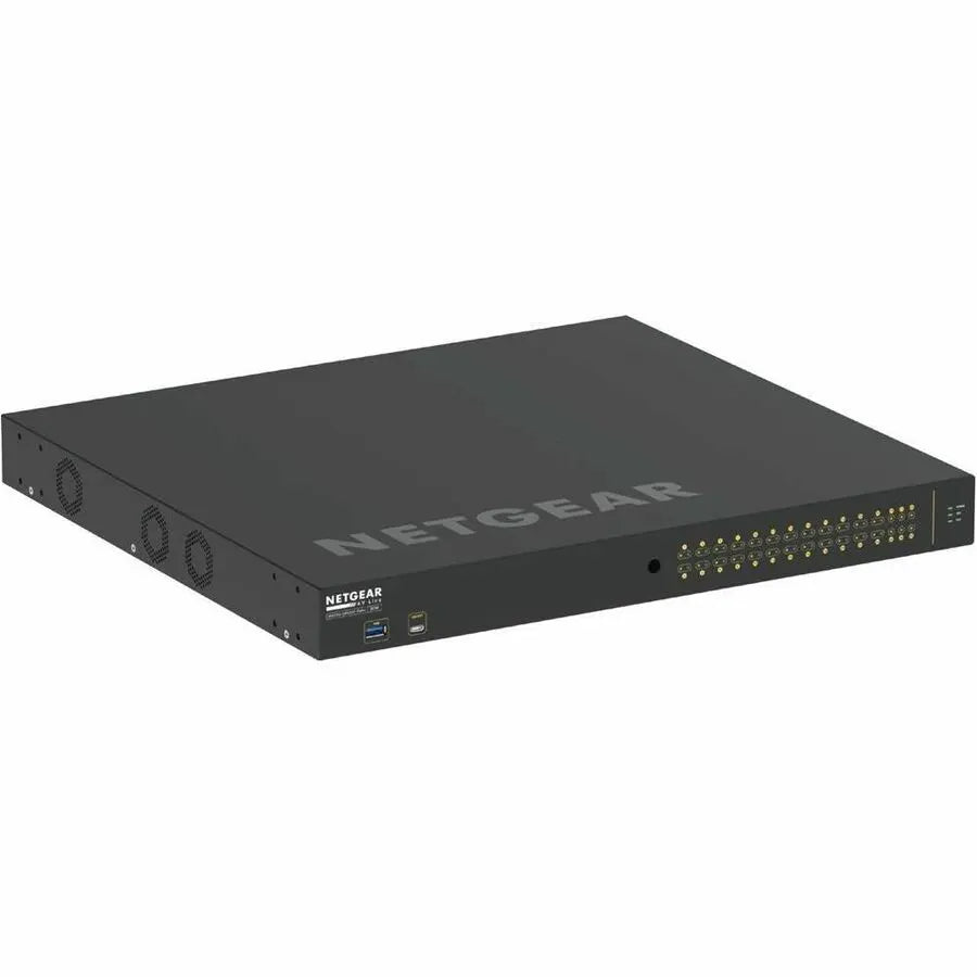 Netgear AV Line M4250-26G4XF-PoE+ Managed Switch with 24 Gigabit PoE+ Ports and 4 SFP+ Slots