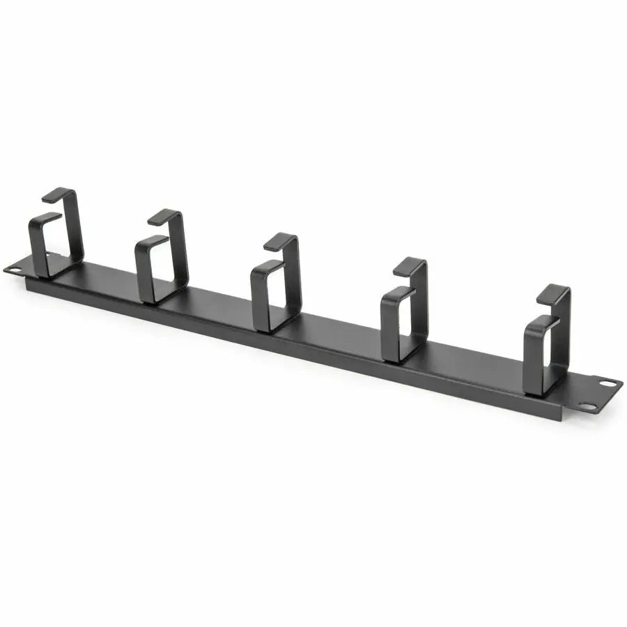 Rocstor 1U 19-Inch Metal Rackmount Cable Management Panel Y10E046-B1