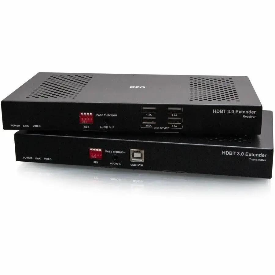 C2G LEGRAND AV HDMI HDBaseT + USB-B to A & RS232 Extender Kit, 4K 60Hz, 328 ft by LEGRAND AV - C2G