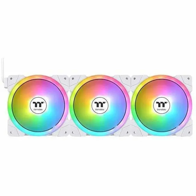 Thermaltake SWAFAN EX12 ARGB Sync PC Cooling Fan 3-Pack - Magnetic Quick Connect & Customizable Blades