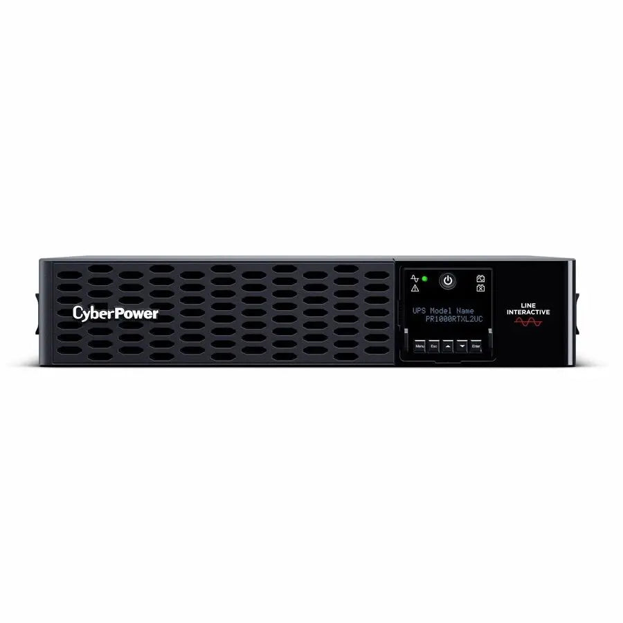 CyberPower PR1000RTXL2UC Smart App Sinewave Line-Interactive UPS - 1000 VA / 1000 W, Rack/Tower Convertible with Cloud Monitoring and Extended Battery Compatibility