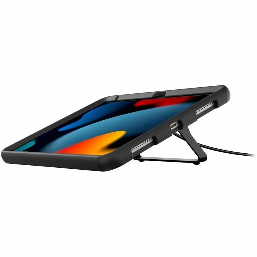 Compulocks iPad 10.9" 10th Gen Secured Kickstand Case in Black with Metal Stand and Lock Features