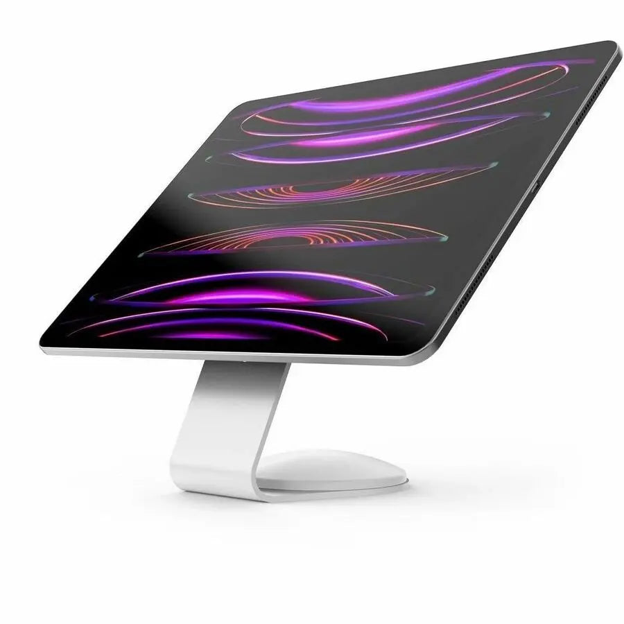 Compulocks Universal Invisible Core Counter and Wall Mount for iPad, Tablets, and Laptops - White