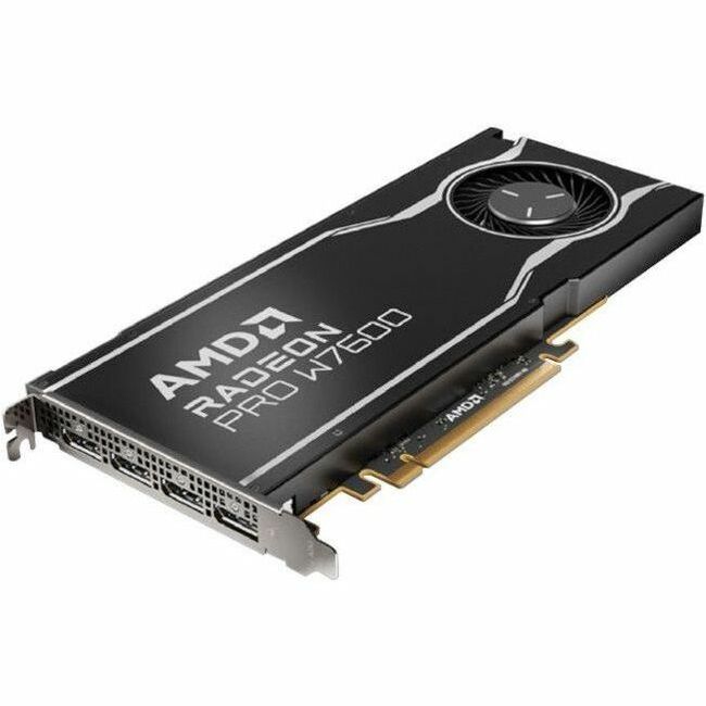 AMD Radeon PRO W7600 Professional Graphics Card, 8GB GDDR6, Full-Height, Part Number 100-300000077