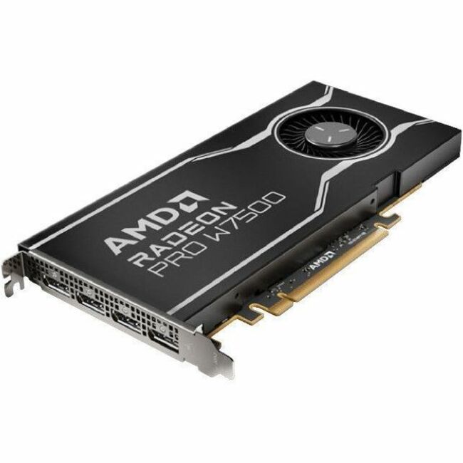 AMD Radeon Pro W7500 Graphics Card - 8GB GDDR6 Professional Workstation GPU