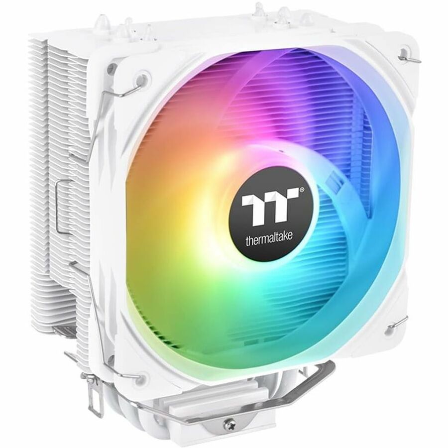 Thermaltake UX200 SE ARGB Lighting CPU Cooler White with High Airflow and Vibrant RGB LEDs