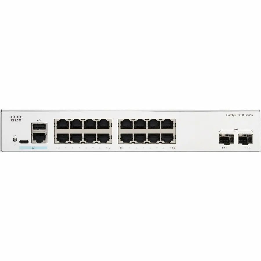 Cisco Catalyst C1200-8T-E-2G Ethernet Switch – Managed Layer 3 Smart Switch for Small & Medium Businesses