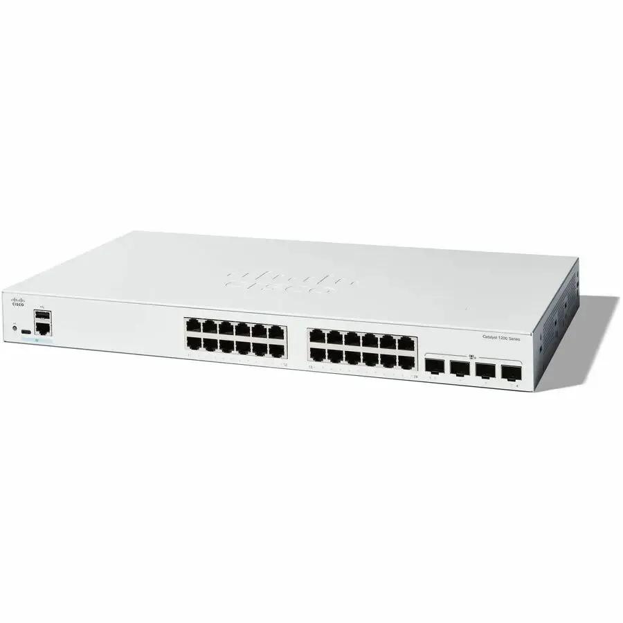 Cisco Catalyst C1200-24T-4X Ethernet Switch — Managed 24-Port Gigabit Switch with 10G Uplink, Rack-Mountable for Small and Medium Business Networks by Cisco Systems, Inc