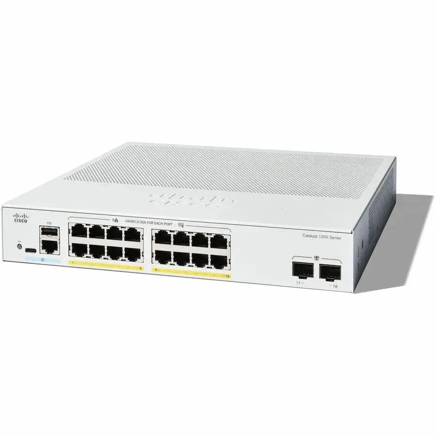Cisco Catalyst C1200-16P-2G Ethernet Switch - Managed 16-Port Network Switch for Small and Medium Businesses by Cisco Systems, Inc