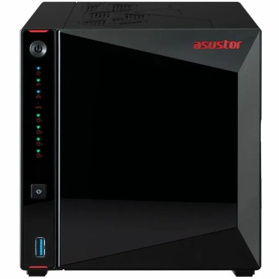 ASUSTOR Nimbustor 4 Gen2 AS5404T NAS Storage System with Four M.2 Slots and 2.5-Gigabit Ethernet