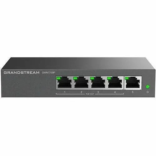 Grandstream GWN7700P Ethernet Switch – Unmanaged Gigabit Network Switch with PoE+ for Small Business and Home Office