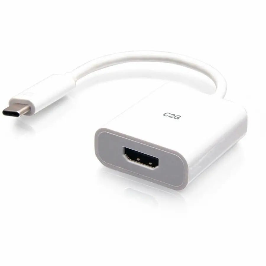 LEGRAND C2G USB-C to HDMI Adapter Converter - 4K 60Hz, White