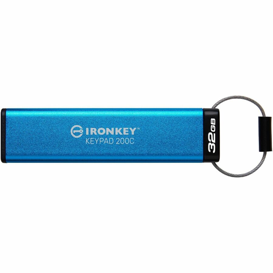 Kingston IronKey Keypad 200 32GB USB Flash Drive with Hardware Encryption and Tamper-Evident Security