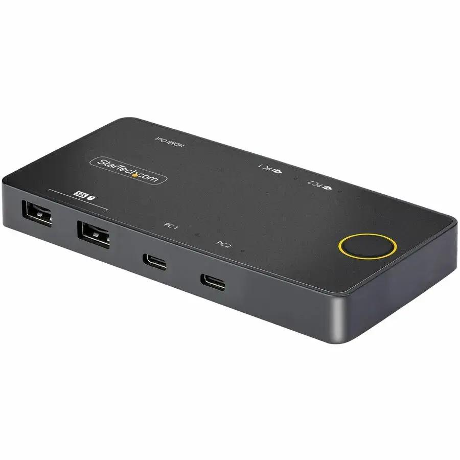 StarTech.com 2-Port USB-C KVM Switch with 4K HDMI Output and Dual 100W Power Delivery by StarTech.com
