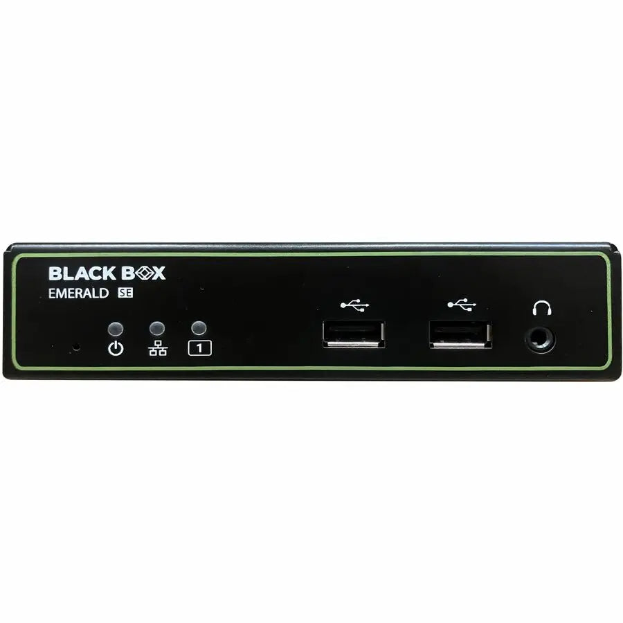 Black Box Corporation Emerald SE EMD2000SE-DP-R KVM-over-IP Receiver with DisplayPort, USB 2.0, and Audio Support