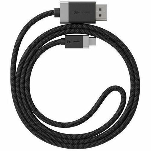 Alogic Fusion USB-C to DisplayPort 1.2 Cable - 4K Ultra HD Video & Audio, Durable Braided Design