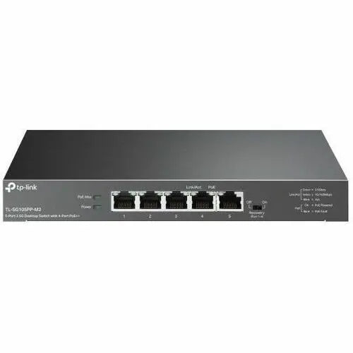 TP-Link TL-SG105PP-M2 5-Port 2.5G Desktop Switch with 4-Port PoE++