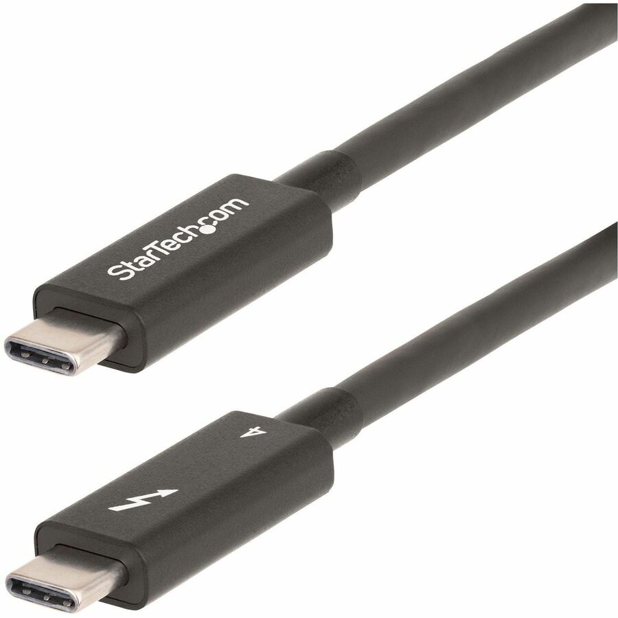 StarTech.com A40G2MB-TB4-CABLE Active Thunderbolt 4 Cable, 40Gbps, 100W, 8K