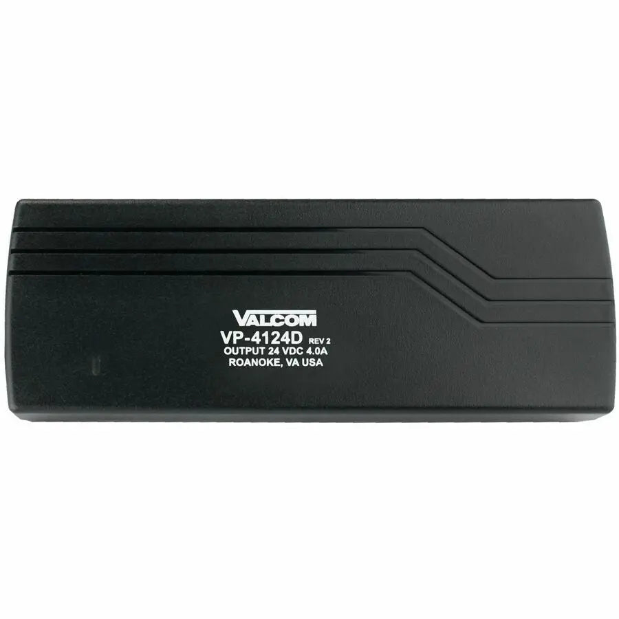 Valcom VP-4124D Power Supply – 24V 4A Regulated Indoor Wall Mount Power Supply