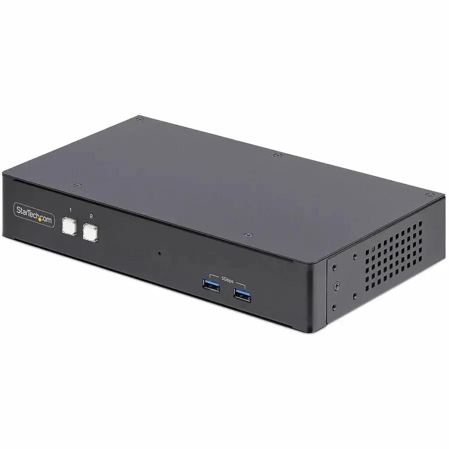 StarTech.com P2DD46A22-KVM-SWITCH Dual-Monitor DisplayPort KVM Switch with RS232 Control and 4K Support by StarTech.com