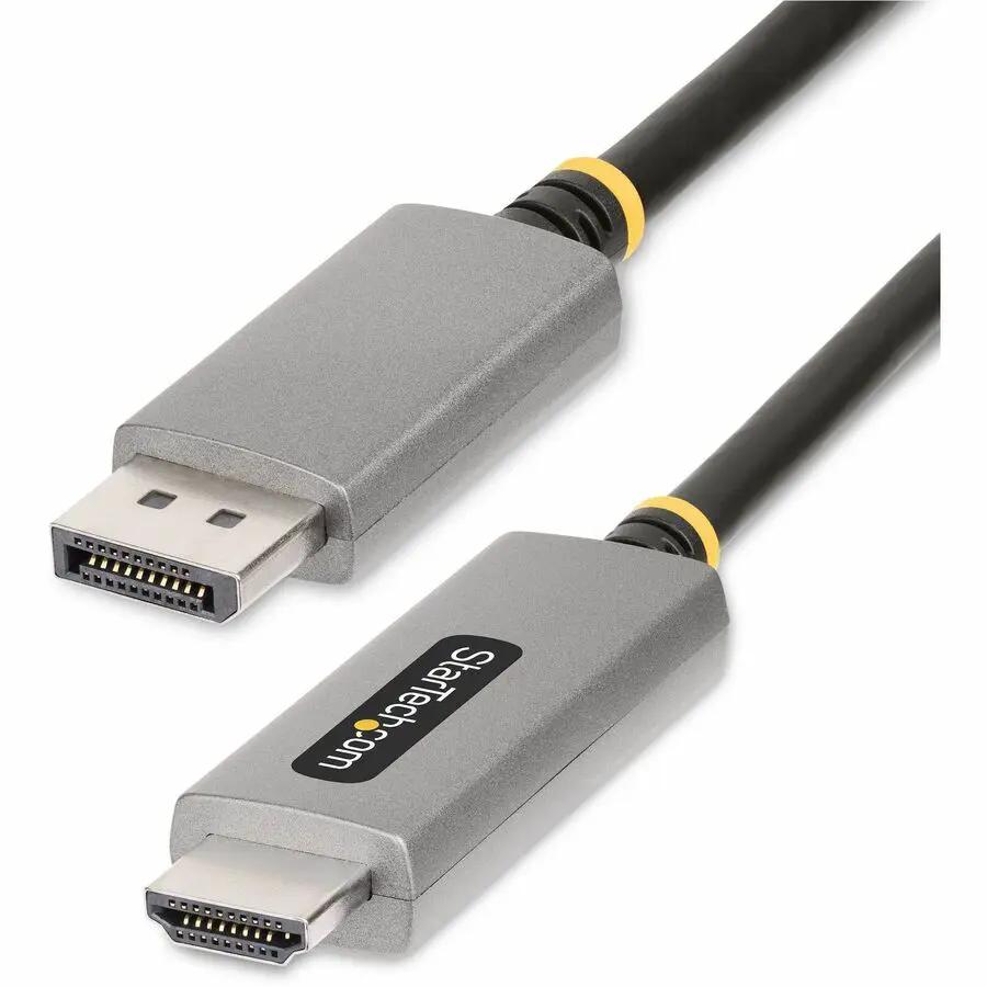 StarTech.com 6ft DisplayPort to HDMI Adapter Cable, 8K 60Hz & 4K 144Hz, HDR10, DP 1.4 to HDMI 2.1, Model 133DISPLAYPORTHDMI21 by StarTech.com