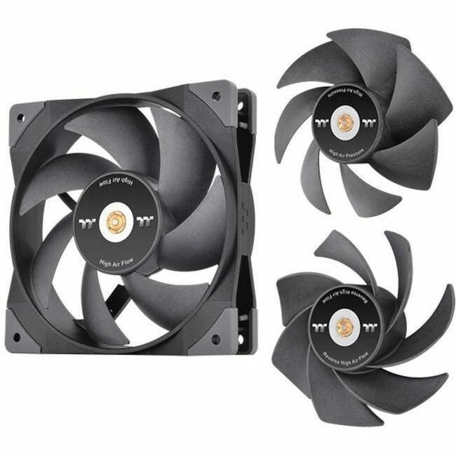 Thermaltake SWAFAN GT12 Cooling Fan - High Static Pressure & Adjustable Blades for PC Case Cooling