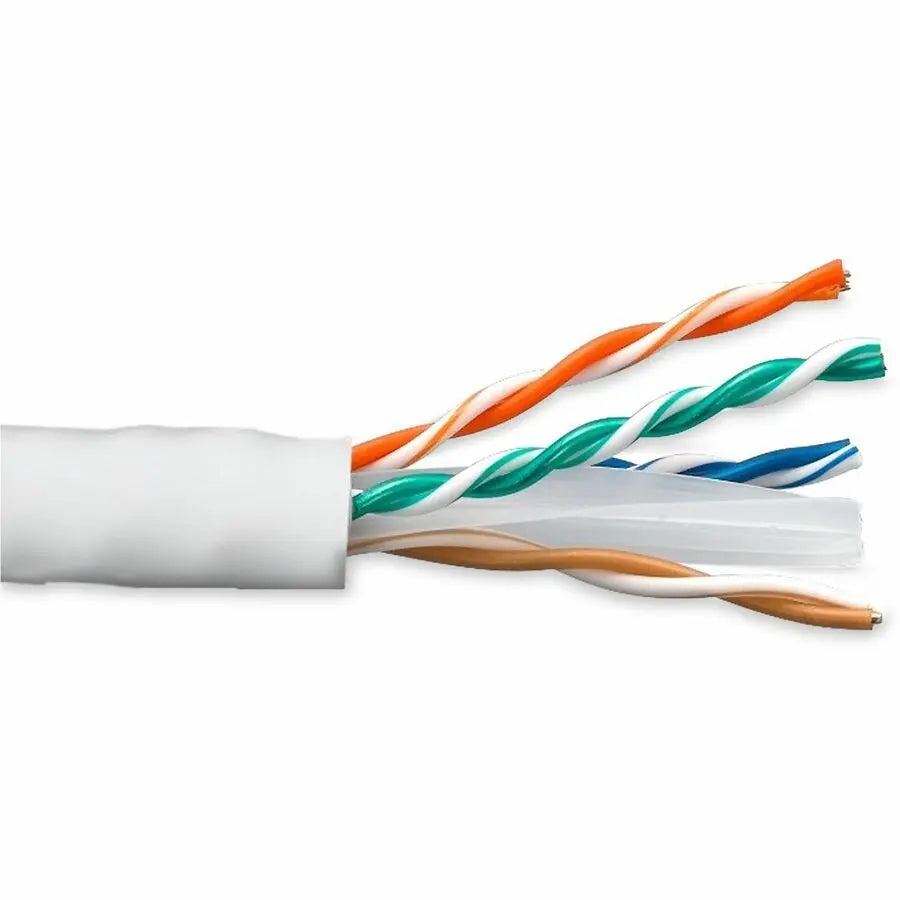 ENET NSI Industries Category 5e UTP Network Cable - White, 1,000 ft