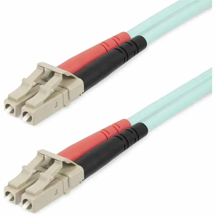 StarTech.com 25m LC/UPC to LC/UPC OM4 Multimode Fiber Optic Cable - 50/125μm, 100G, Low Insertion Loss, LSZH Jacket by STARTECH.COM