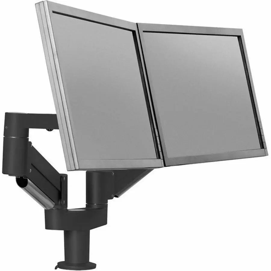 HAT Design Works 7Flex Dual Monitor Arm - Vista Black, Model 7FLEX-DUAL-ETUS-104