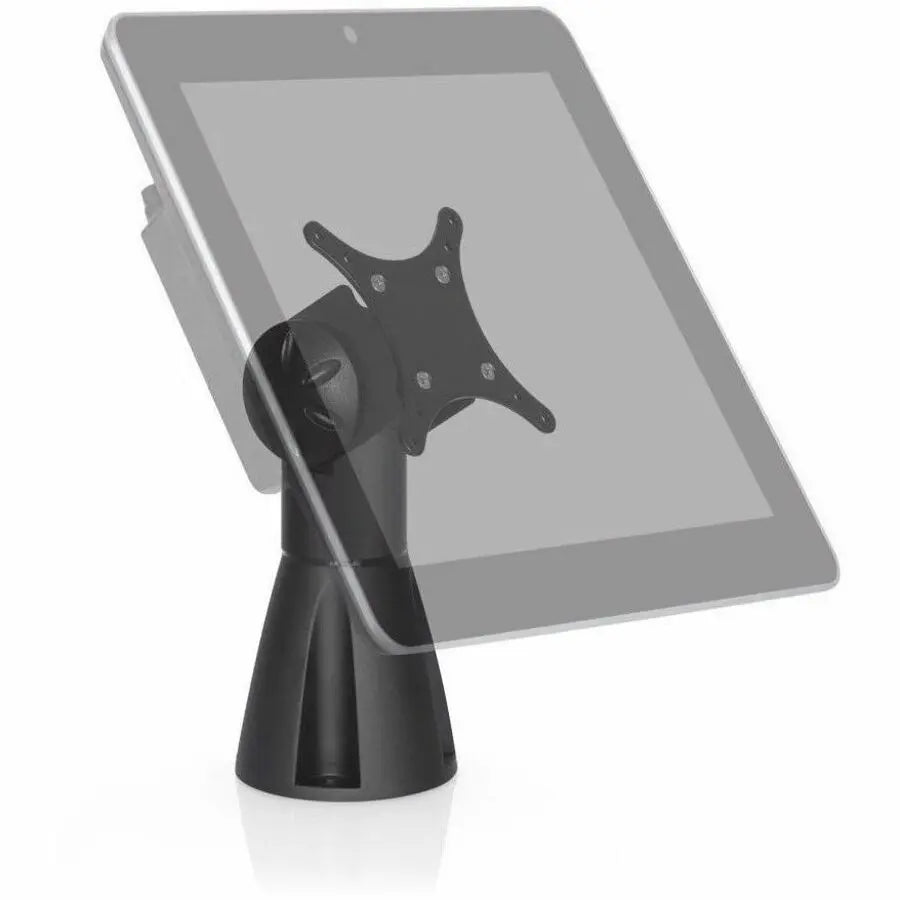 HAT Design Works 9190 Compact POS Counter Mount for Monitors, Signature Capture Devices, and Kiosks - Vista Black