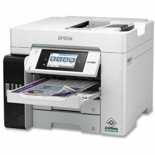 Epson WorkForce Pro ST-C5500 Supertank Color Multifunction Printer – Wireless & Ethernet Connectivity, Fast Printing, 12,000 Pages Ink Supply