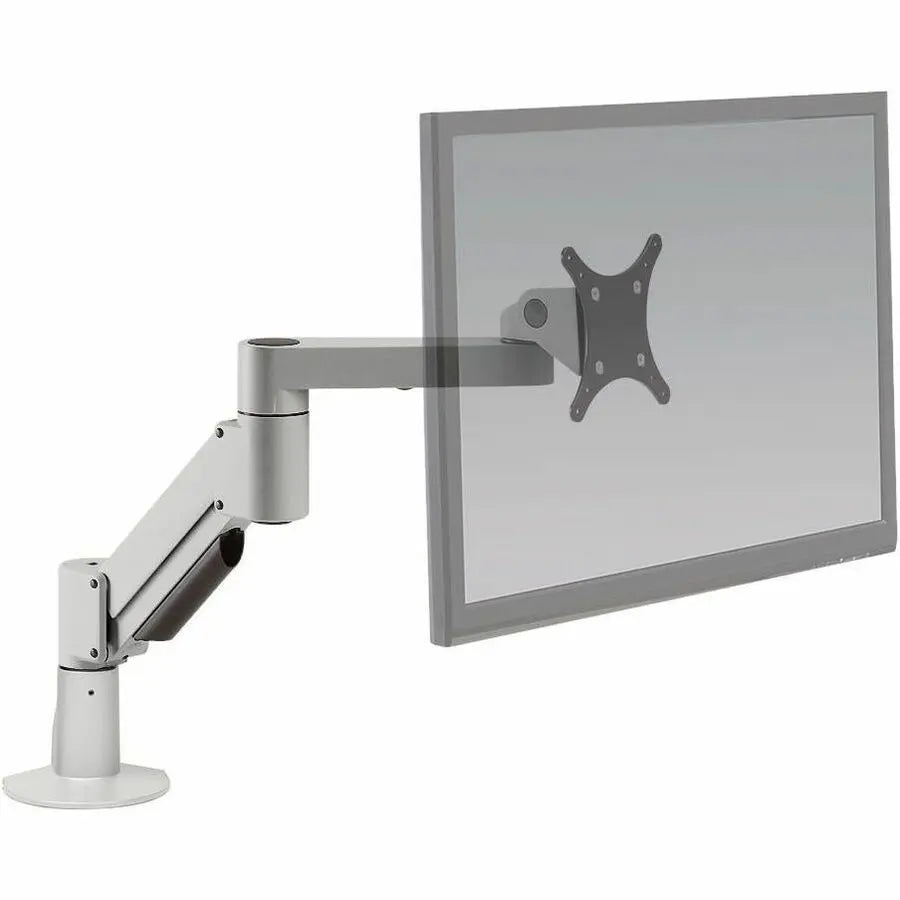 HAT Design Works 3500-250-124 Monitor Mounting Arm for 27-Inch Screens - Silver Finish