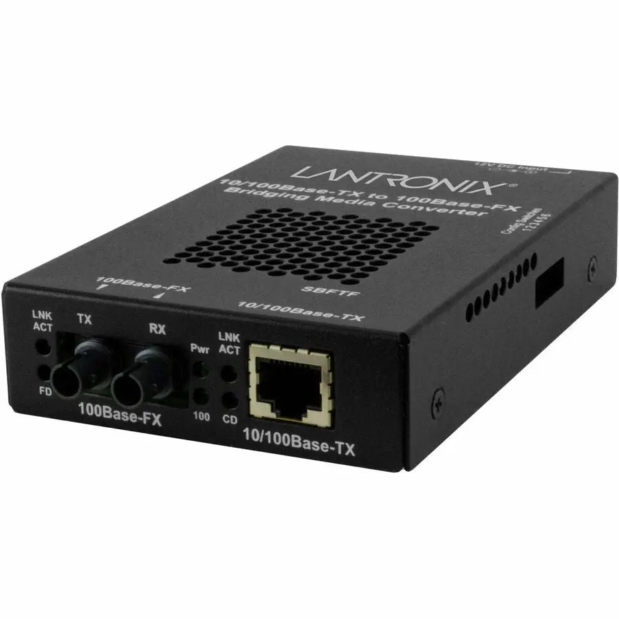 Lantronix SBFTF1011-105 Transceiver/Media Converter for Ethernet Fiber and Copper Network Integration