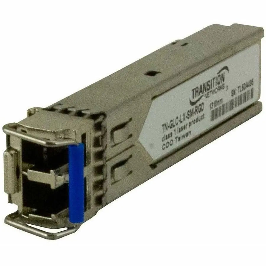 Lantronix TN-GLC-LX-SM-RGD Cisco SFP (mini-GBIC) Module - Gigabit Ethernet, 1000Base-LX, Single-Mode Fiber, 10km Range