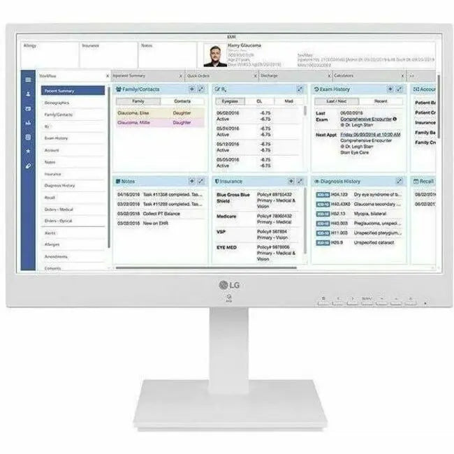 LG Electronics 24CR671NK-6P All-in-One Thin Client with Intel Pentium N6005 Quad-Core Processor and Dual-Band RFID