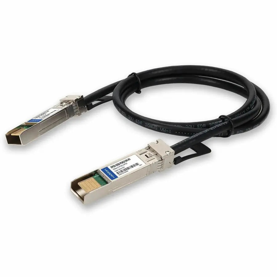 AddOn MSA and TAA 50GBase-CU SFP-DD to SFP-DD Direct Attach Cable (Passive Twinax, 0.5m, 30AWG)