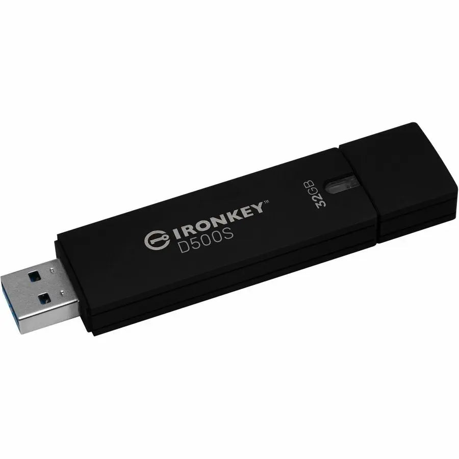 Kingston IronKey D500S 32GB USB 3.2 Flash Drive with Military-Grade Security