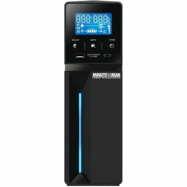 Minuteman Entrust-LG ETR1500LGU 1500VA Line-Interactive Mini Tower UPS for Reliable Power Backup