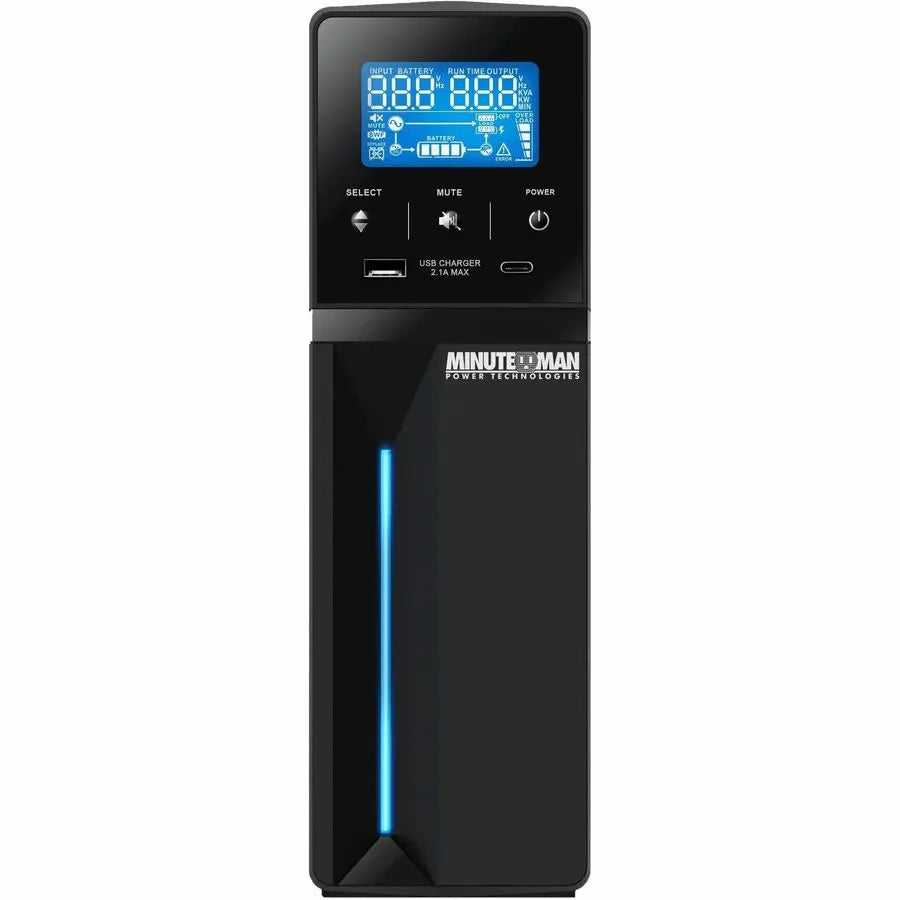 Minuteman Entrust-LG ETR850LG 850VA Line-Interactive Mini-Tower UPS for Reliable Power Backup