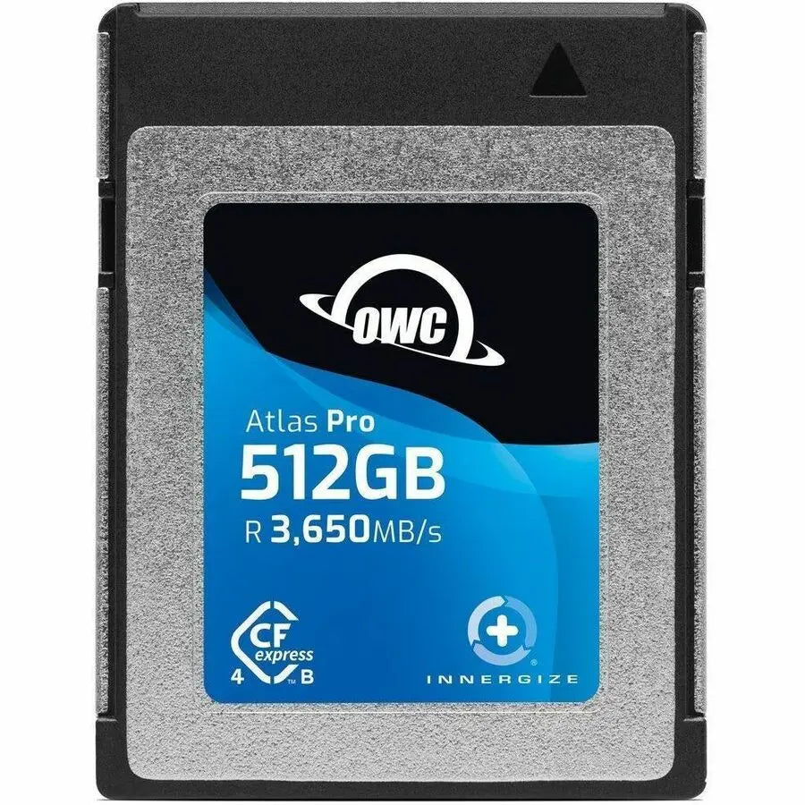 OWC 512GB Atlas Pro CFexpress Type B 4.0 Memory Card with Up to 3650MB/s Read Speed