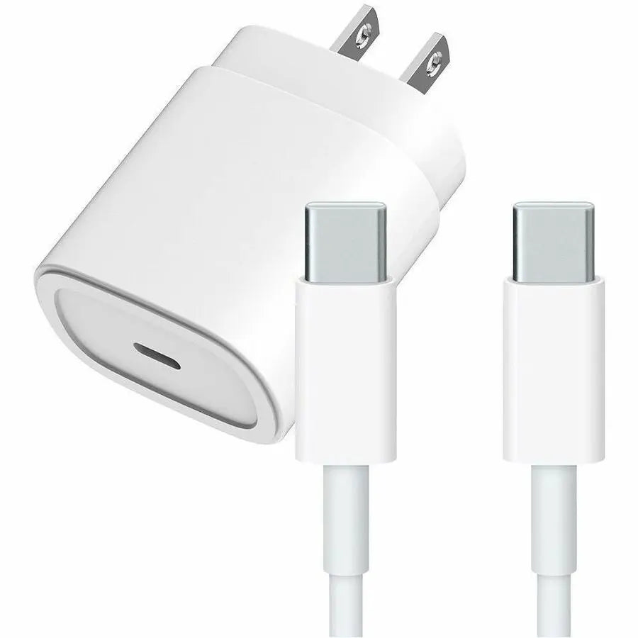 4XEM iPhone 15 USB-C Charging Kit with 25W PD Charger and 6ft USB-C to USB-C Cable
