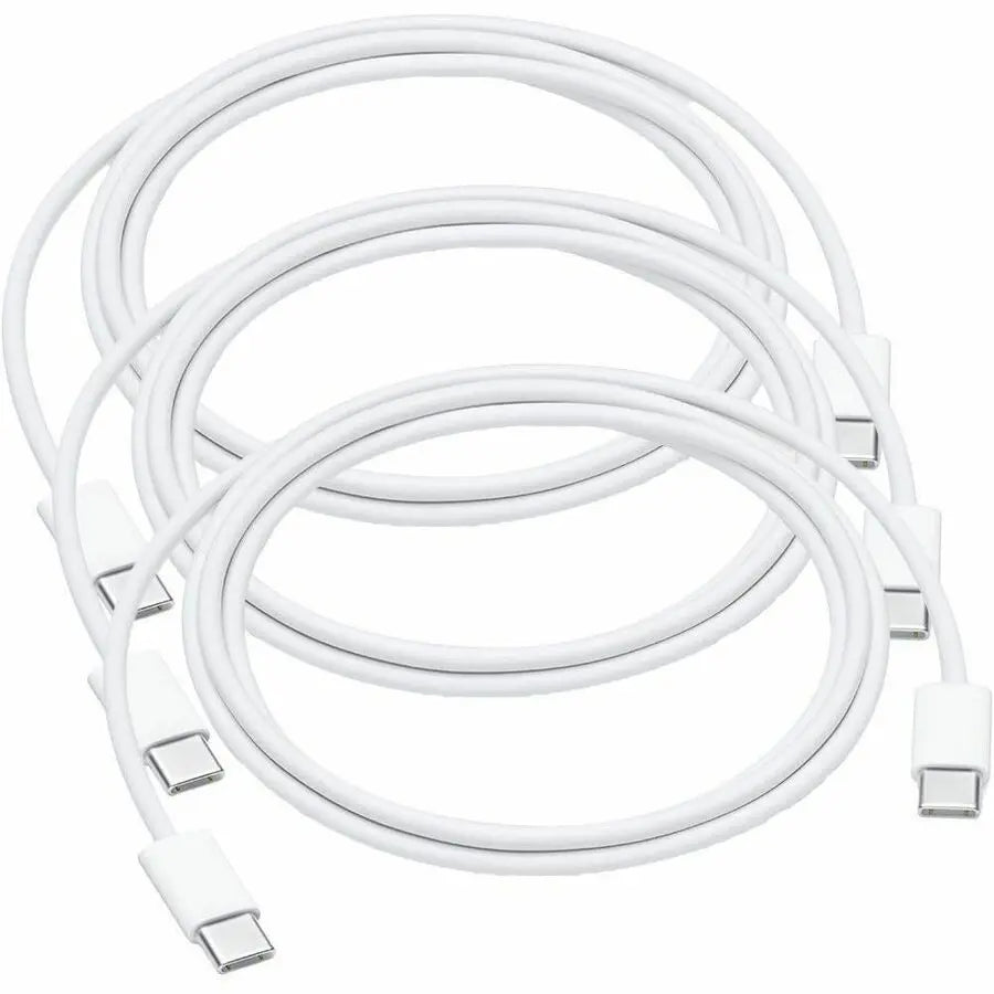 4XEM USB-C to USB-C Charging and Data Transfer Cable (3 ft, 3-Pack) for iPhone 15, Galaxy S23 Ultra, MacBook Pro, and More