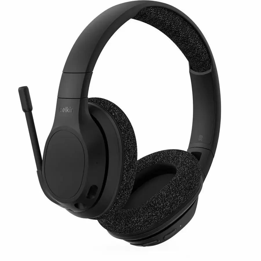 Belkin SoundForm Adapt Wireless Over-Ear Headset with 65 Hours Playtime and Noise Cancellation by BELKIN MOBILE