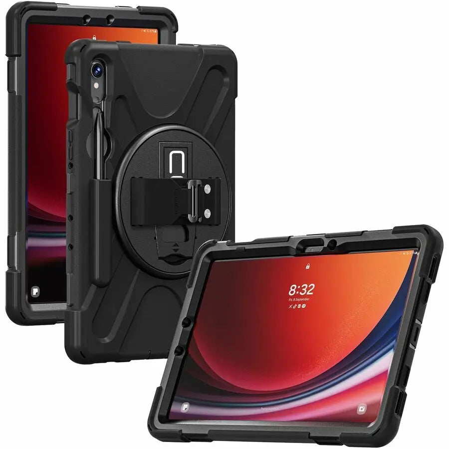 CODi Rugged Case for Samsung Galaxy Tab S8/S9 11" with Rotating Kickstand and Shoulder Strap