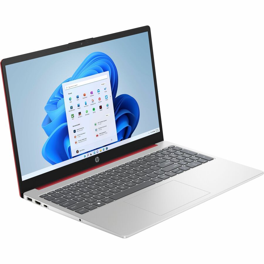 HPI SOURCING - NEW 15-fd0000 15.6-inch Notebook with HD Display, Intel N200, 4GB RAM, Scarlet Red