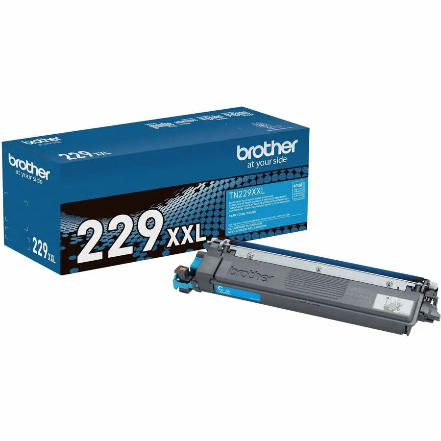 Brother TN229XXLC Super High-Yield Cyan Toner Cartridge for HL-L Series Printers